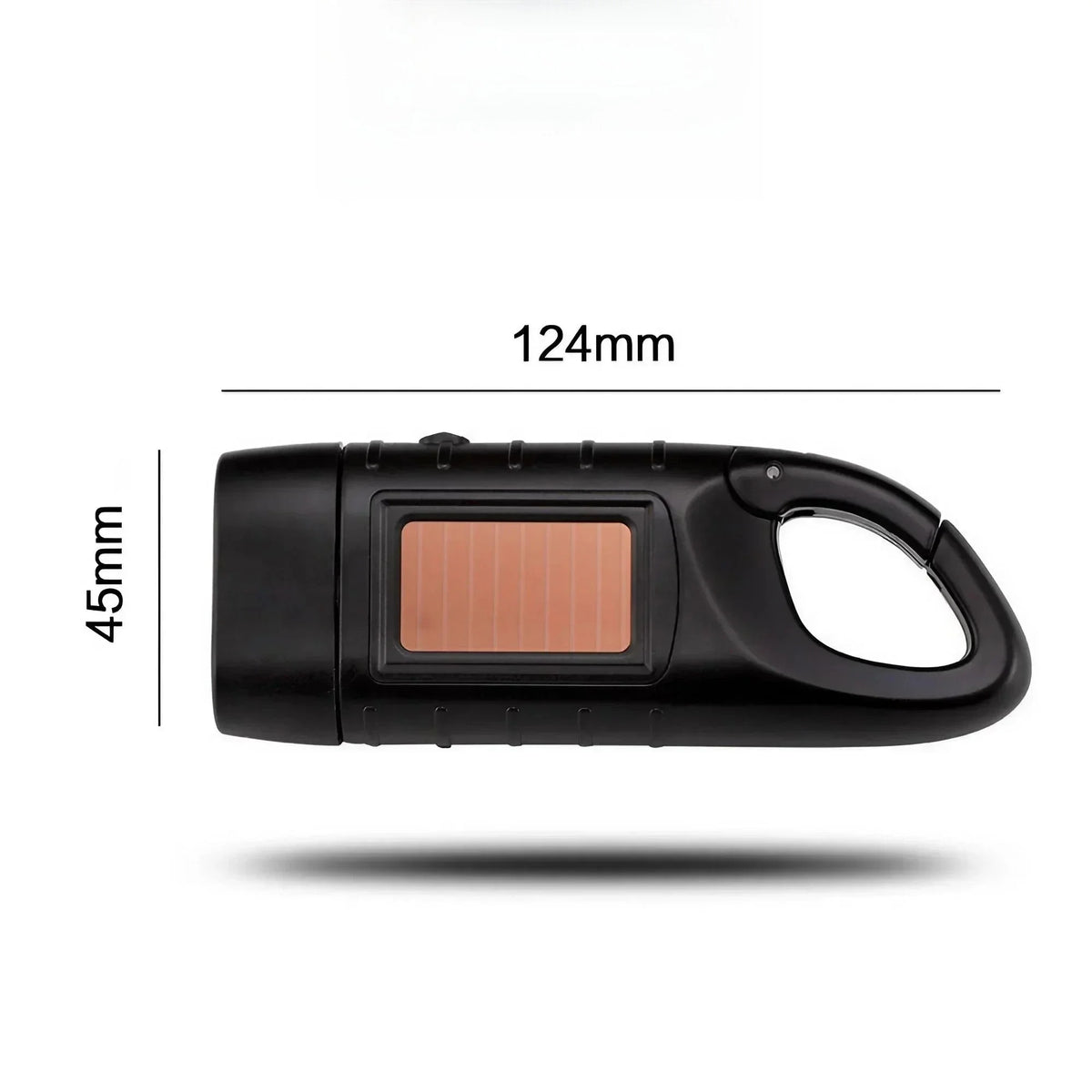 STONEGO Solar Powered LED Flashlight With Emergency Charging Light