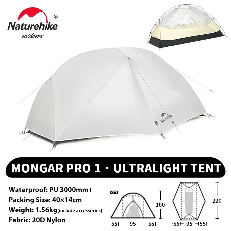 Naturehike Mongar PRO Ultralight Waterproof Camping Tent