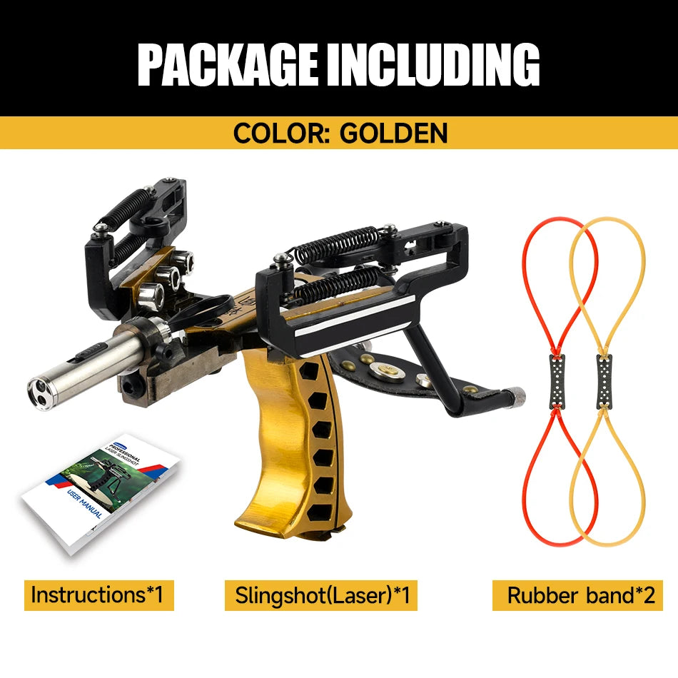 Powerful Laser Slingshot for Outdoor Target Practice