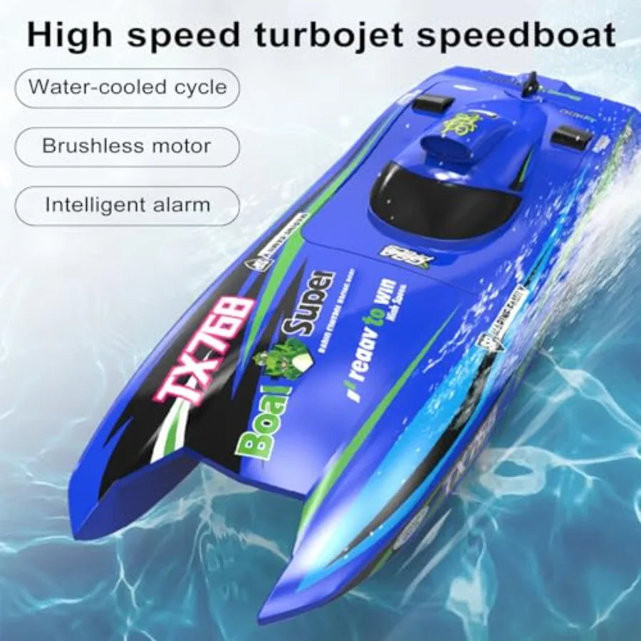 OLOEY Remote Control Boat With Brushless Turbojet