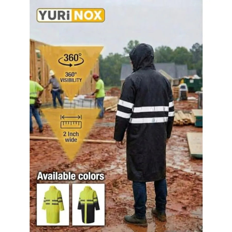 Waterproof Hooded Emergency Raincoat Poncho for Men and Women