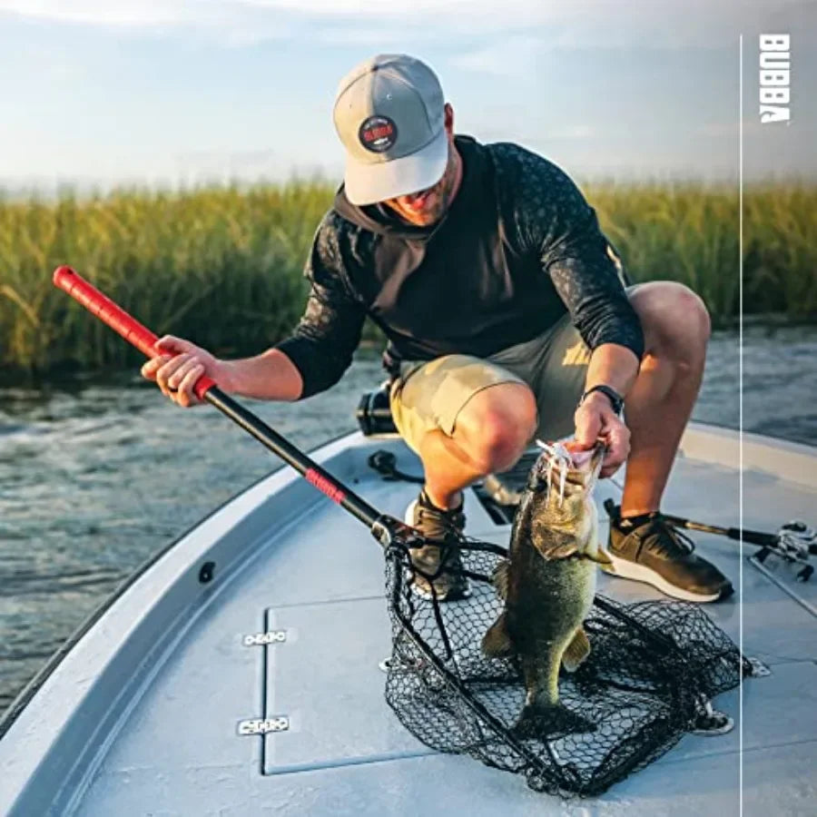 Carbon Fiber Landing Net Non-Slip Grip Handles For Fishing