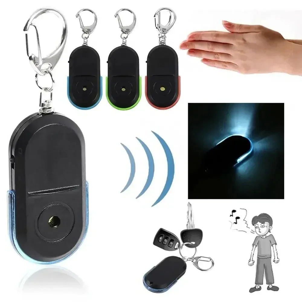 Key Finder Locator With LED Light And Sound Alarm