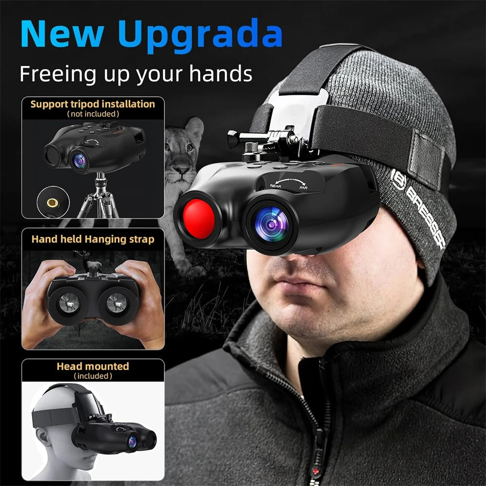 GTGUARD Digital Night Vision Binoculars for Hunting and Outdoor Use