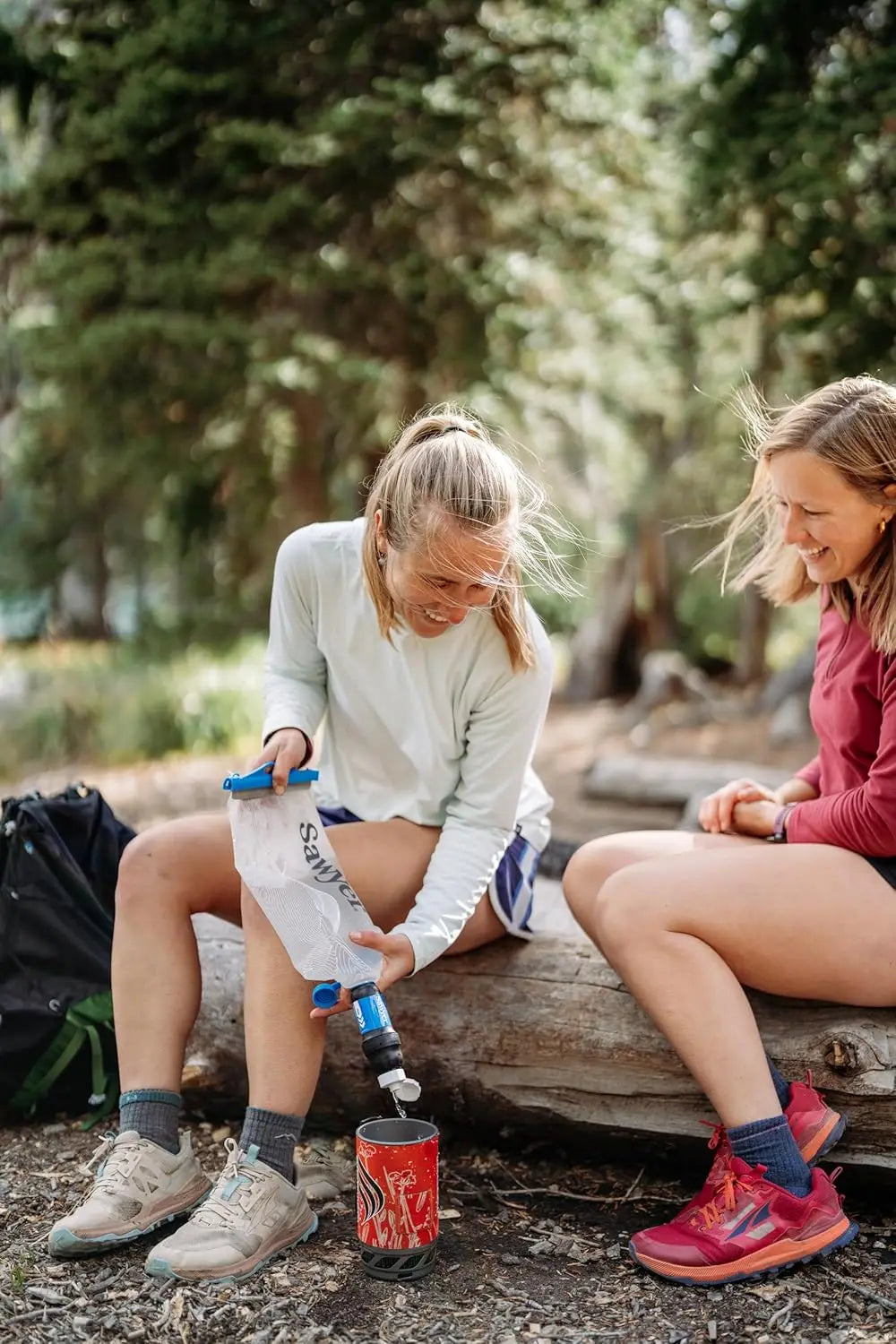 Portable Squeeze Water Filtration System for Outdoor Adventures