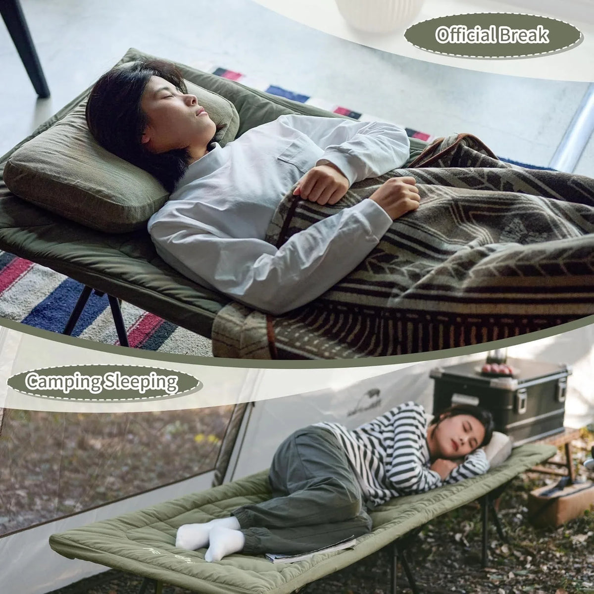 Naturehike Camping Mattress Topper Portable Sleeping Pad for Outdoor Use
