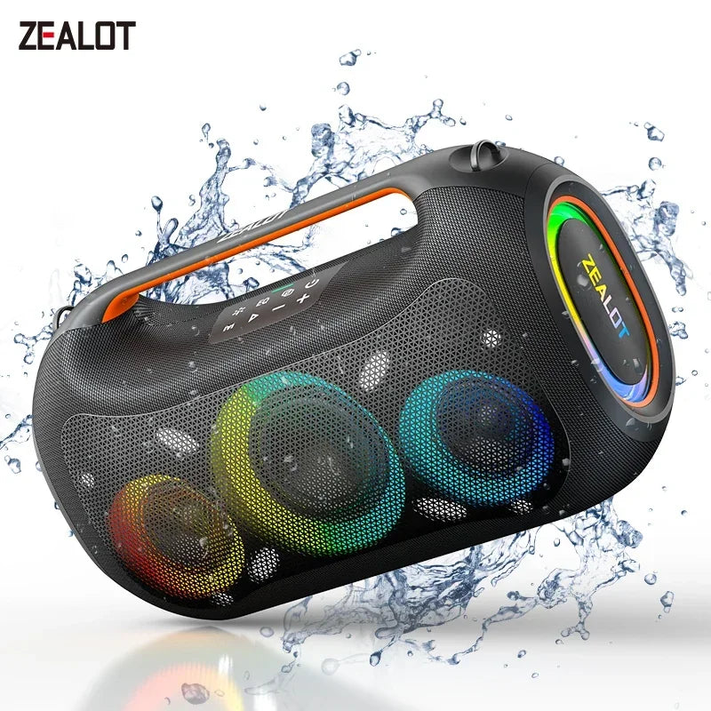 ZEALOT Portable Bluetooth Speaker With Powerful Subwoofer Bass