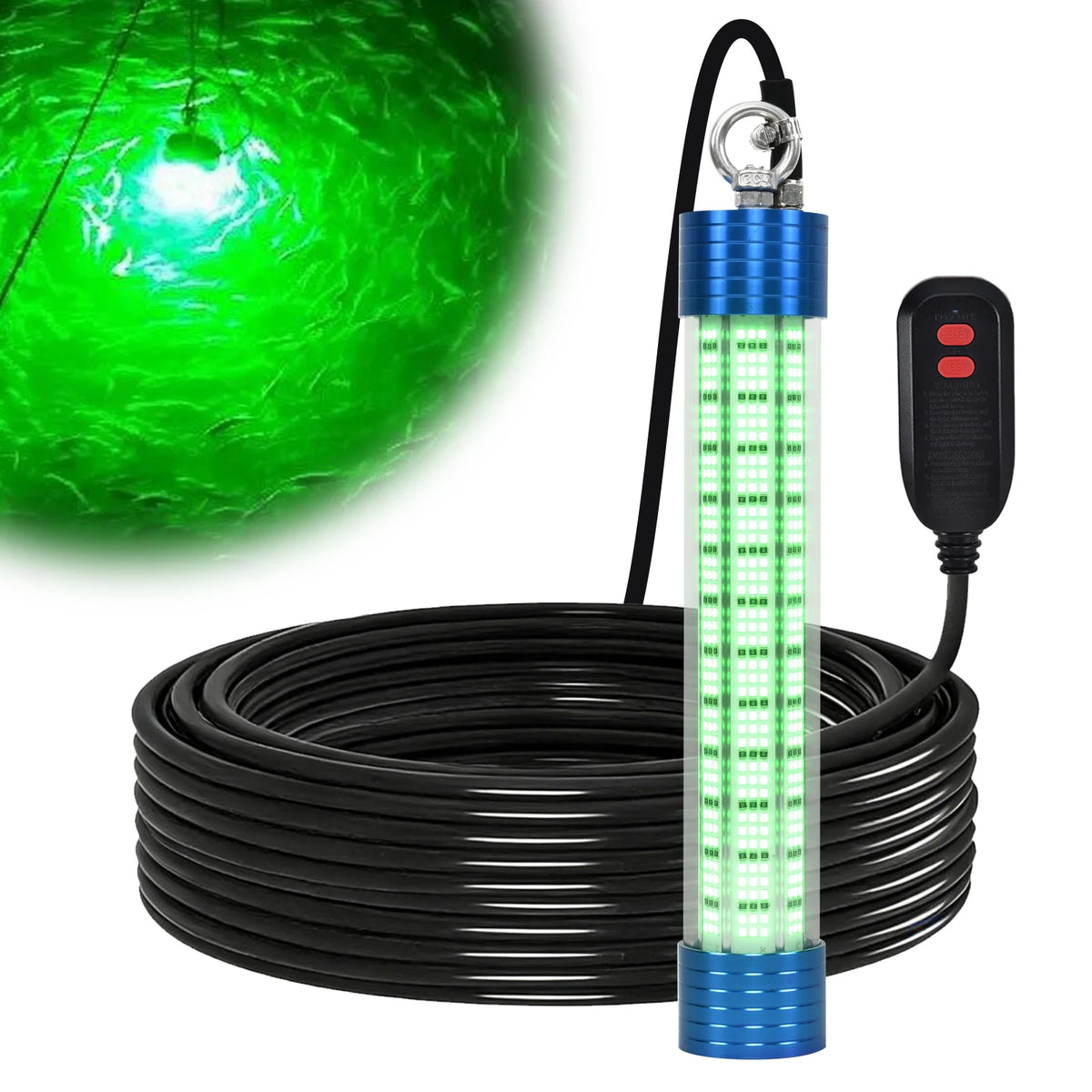 LED Underwater Magnet Fishing Light With Cigarette Lighter
