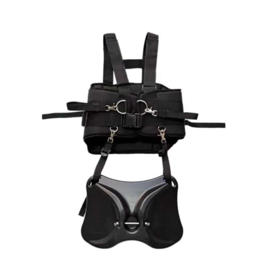 Fishing Belt and Shoulder Harness Set With Rod Locking Buckle