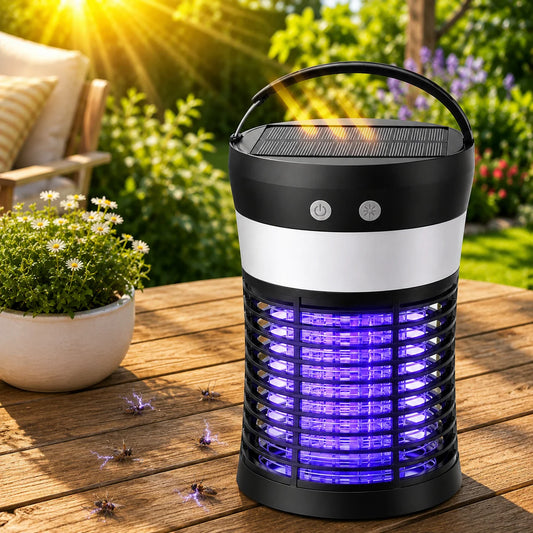 Rechargeable Solar Mosquito Bug Zapper For Indoor Outdoor