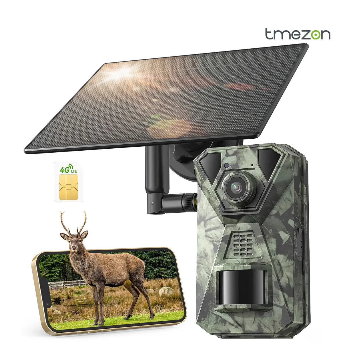 4G LTE Solar Wildlife Camera With 2.7K Video Night Vision