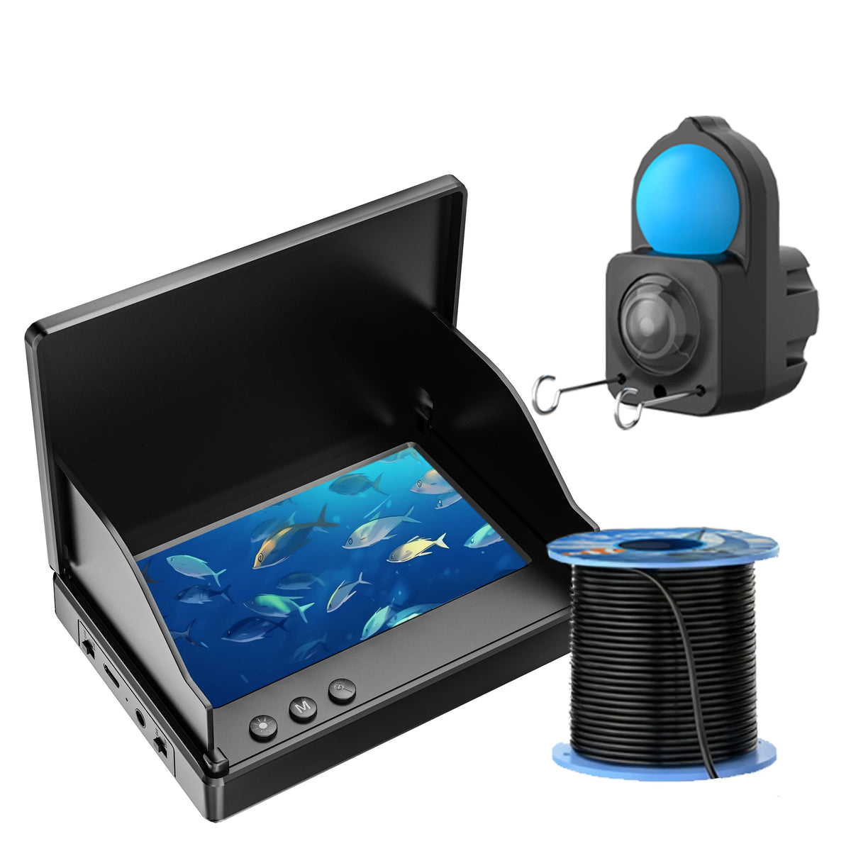 AOERWEI HD Underwater Fishing Camera Fish Finder With Night Vision