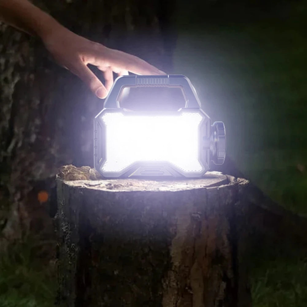 Alloet Solar Rechargeable Flashlight Waterproof Camping Lantern