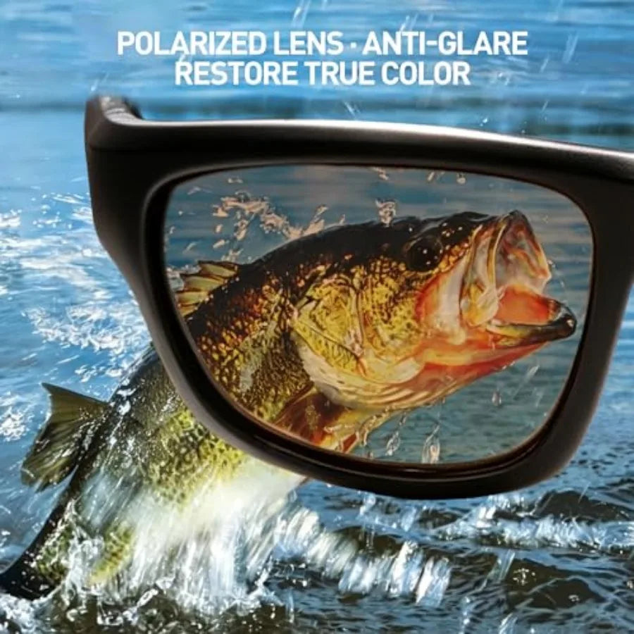 Polarized UV400 Sunglasses With Anti Glare Scratch Resistant Lenses
