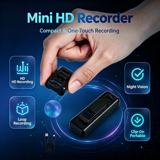 Wearable Body Camera With Night Vision Motion Detection