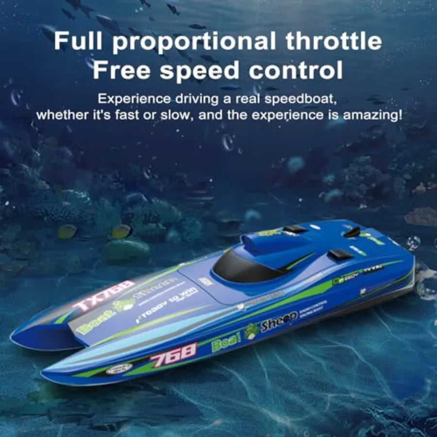 OLOEY Remote Control Boat With Brushless Turbojet