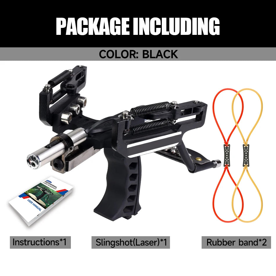 Powerful Laser Slingshot for Outdoor Target Practice