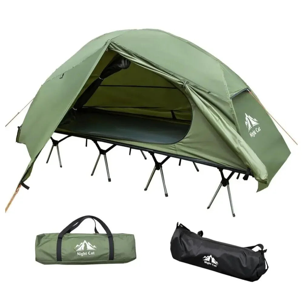 Night Cat Waterproof Camping Cot Tent For One Person