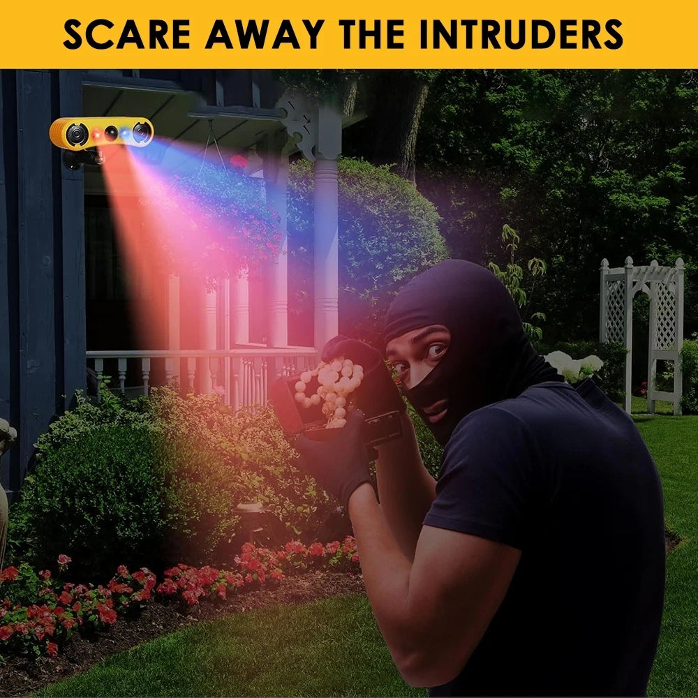Outdoor Waterproof Solar Motion Security Alarm Detector