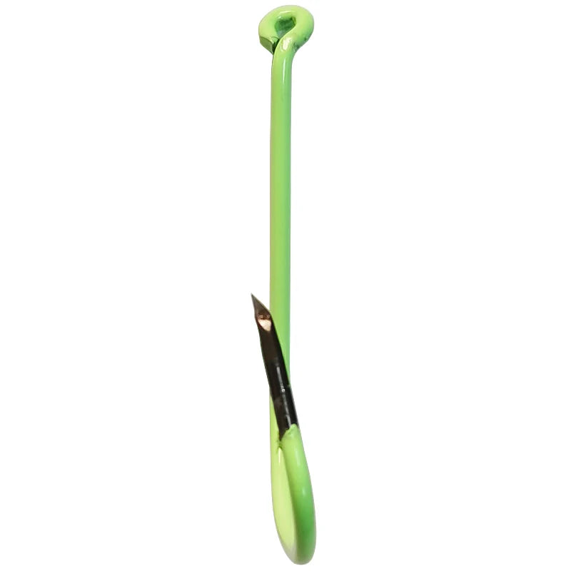 20 Pcs Glow In The Dark Offset Circle Fishing Hooks