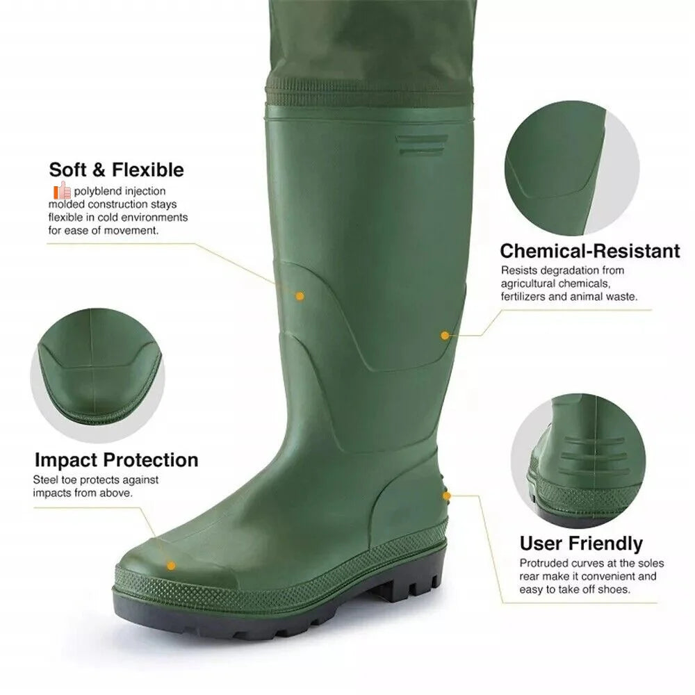 Night Cat Waterproof Chest Waders With Boots Fishing Hunting