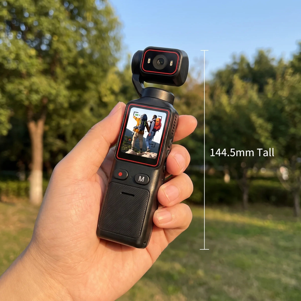 Handheld Three Axis Gimbal Camera For Vlogging And Travel