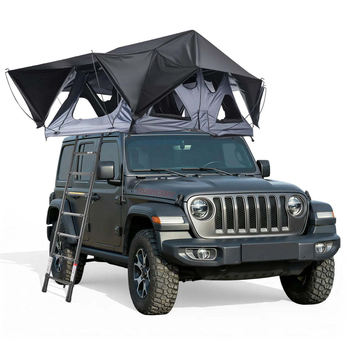 SucceBuy Foldable Waterproof Rooftop Tent With LED Light