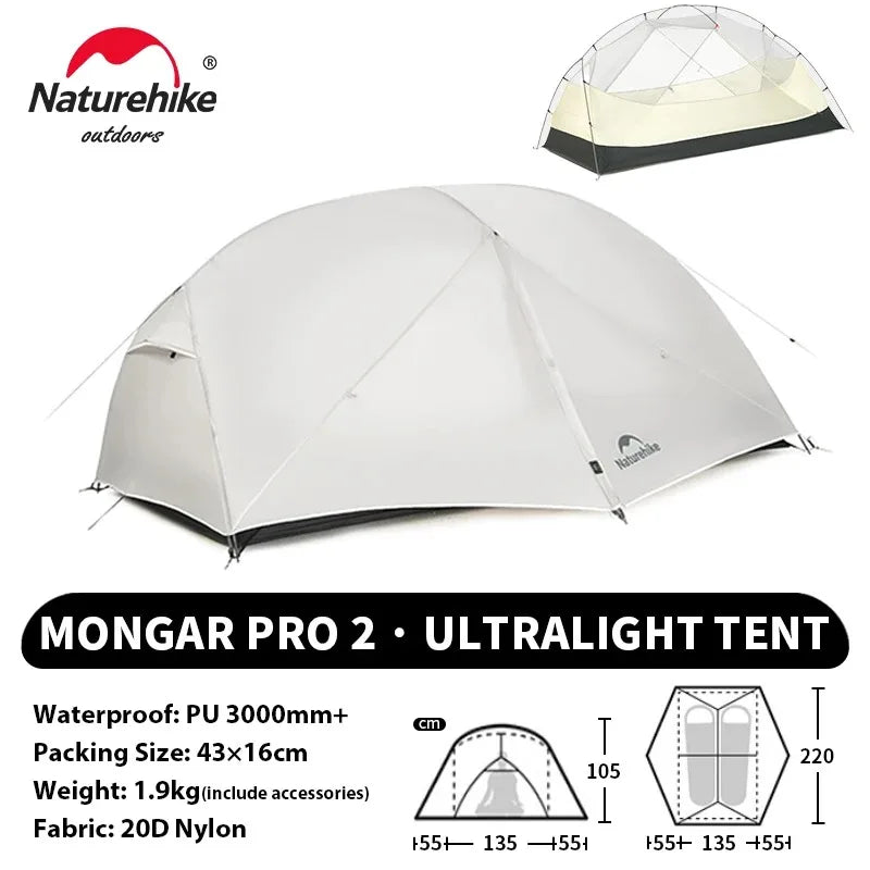 Naturehike Mongar PRO Ultralight Waterproof Camping Tent