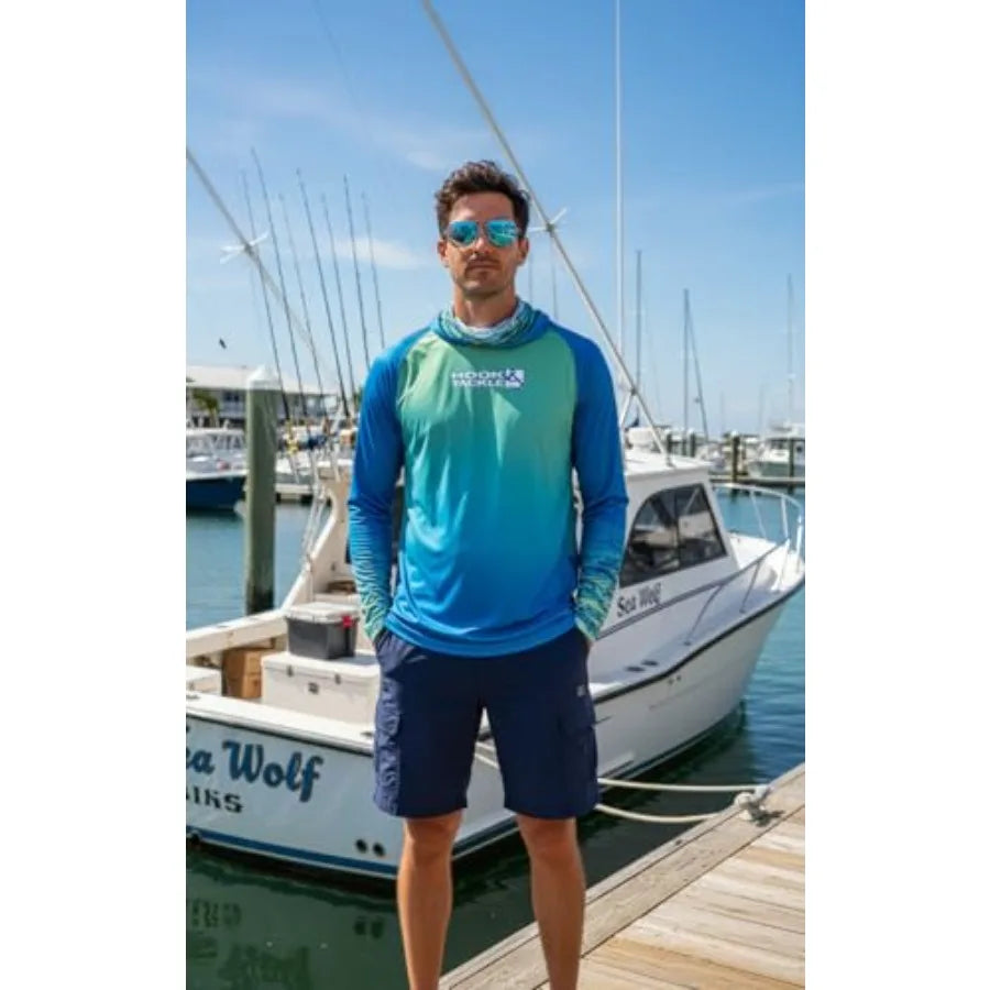 UV Protection Fishing Hoodie Mask For Outdoor Water Sports