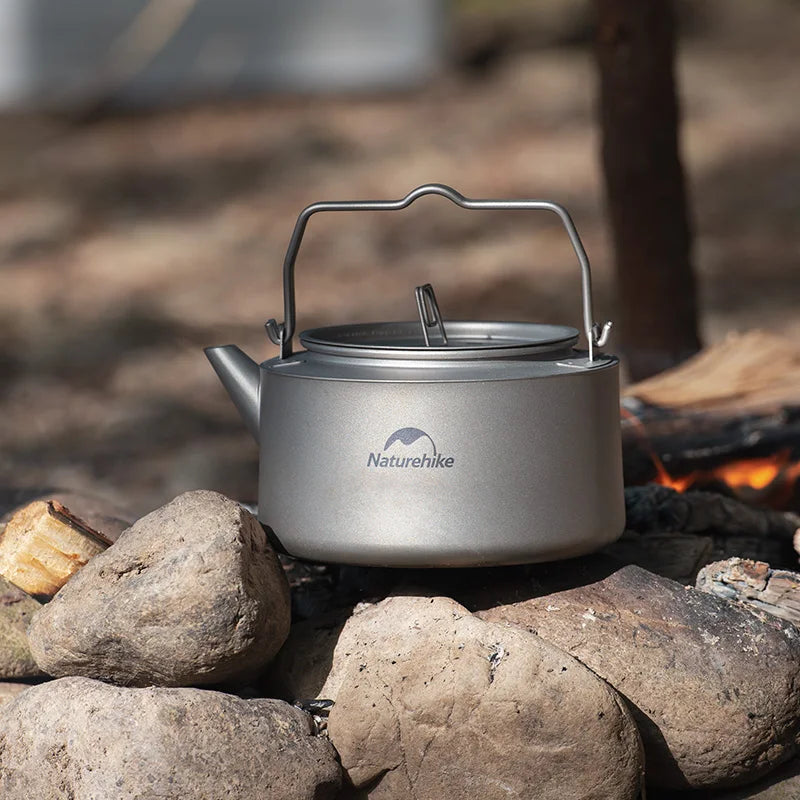 Naturehike Titanium Camping Kettle for Outdoor Cooking