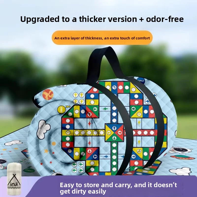 Portable Moisture Resistant Outdoor Picnic Mat for Camping and Beach