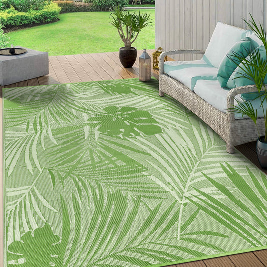 Waterproof Recycled Plastic Outdoor Rug For Patio And Camping