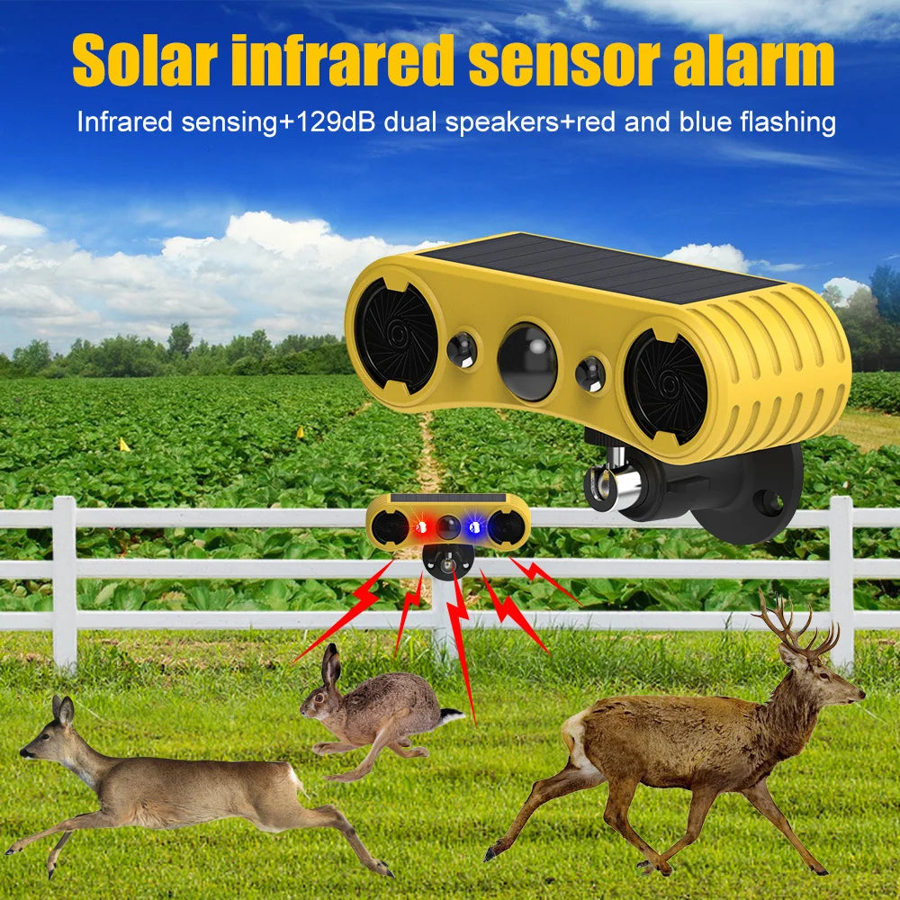 Outdoor Waterproof Solar Motion Security Alarm Detector