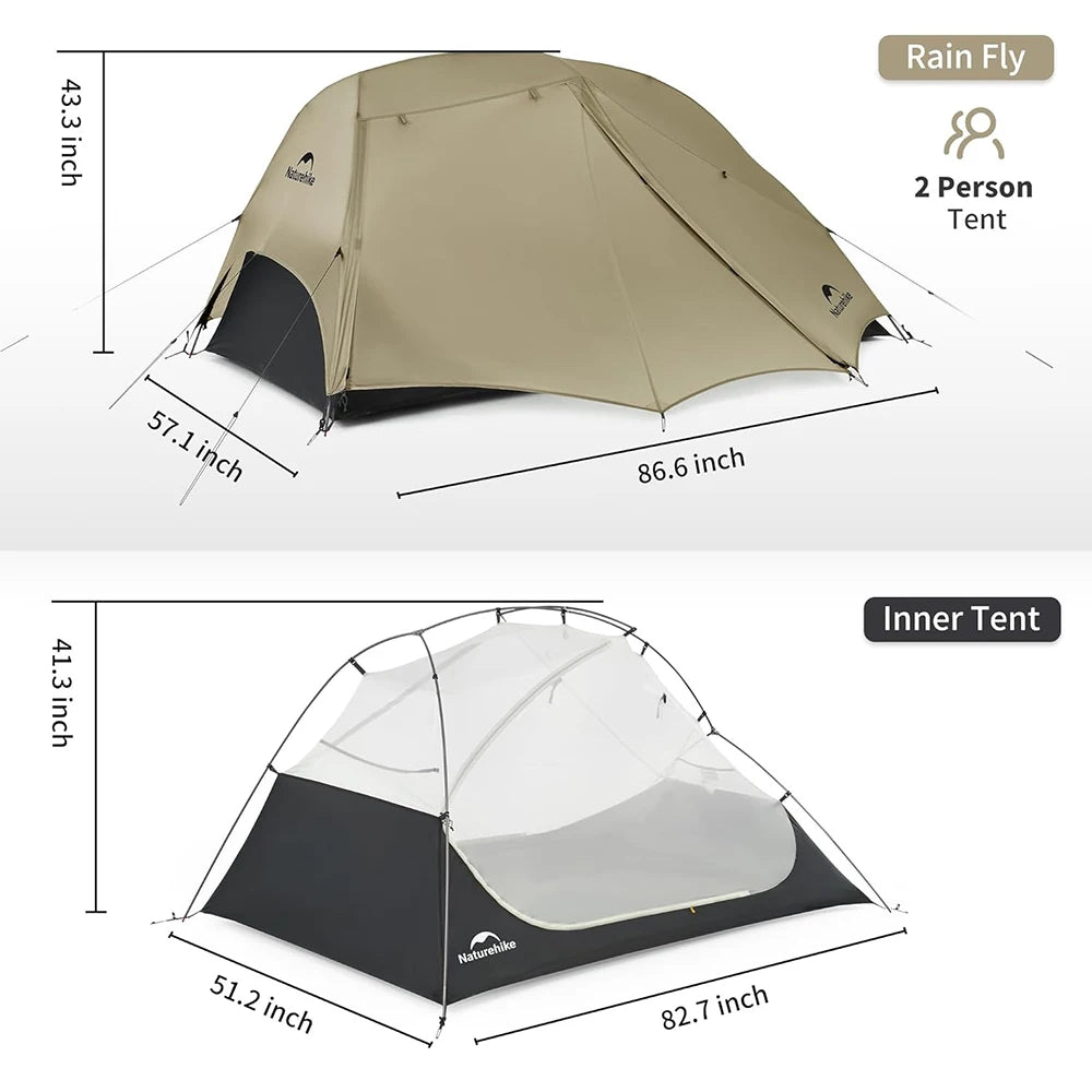 Naturehike Star River UL Ultralight Backpacking Tent for Two