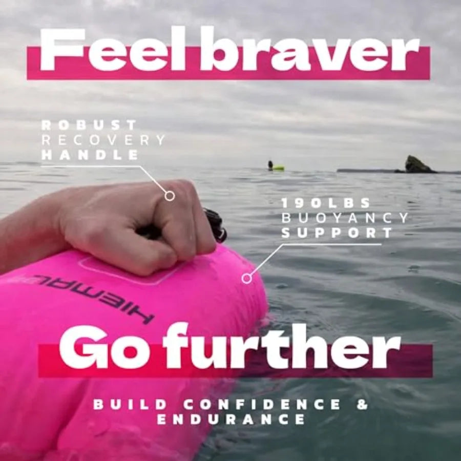 Open Water Swim Buoy With Waterproof Dry Bag