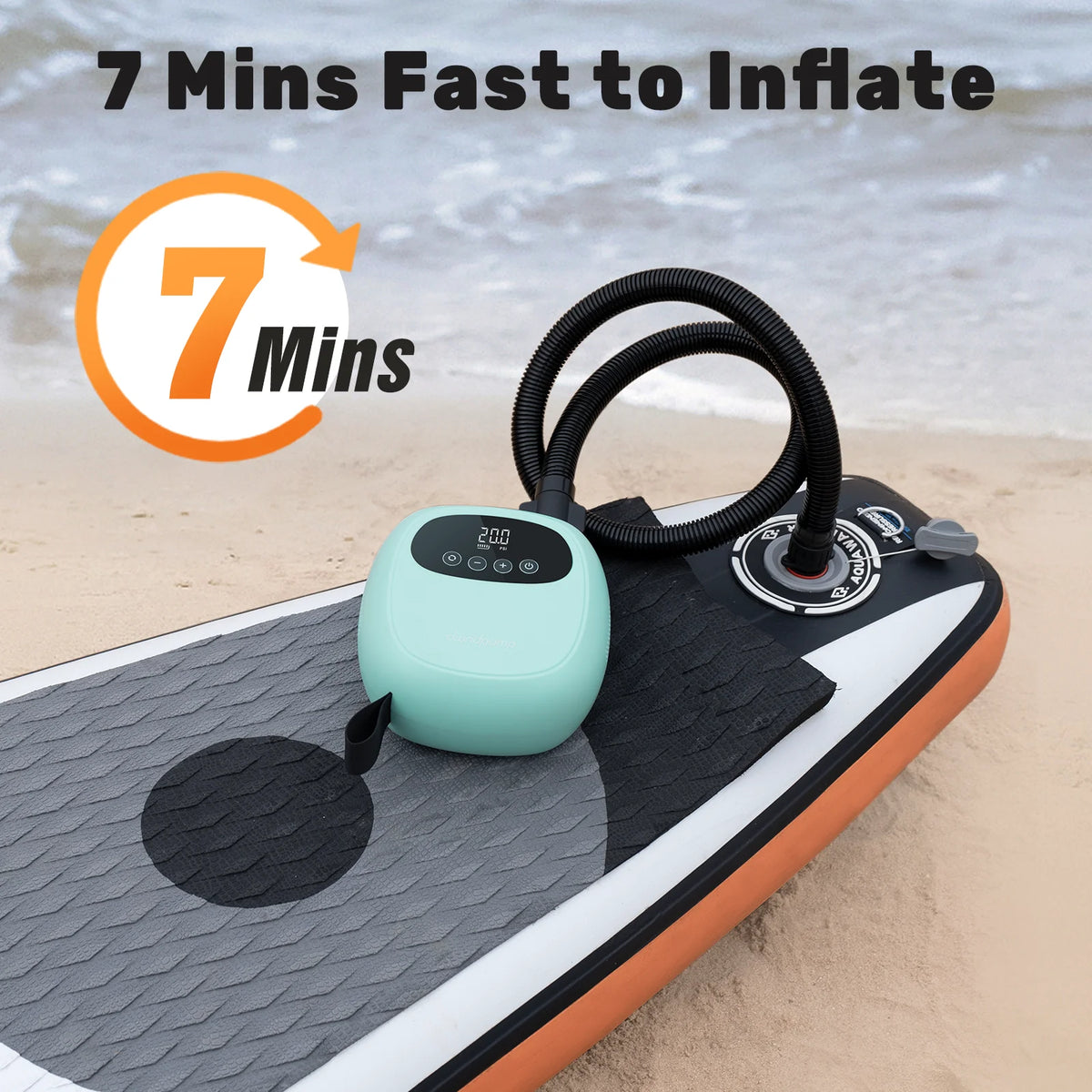 Dwndpump Electric SUP Pump With Rechargeable Battery