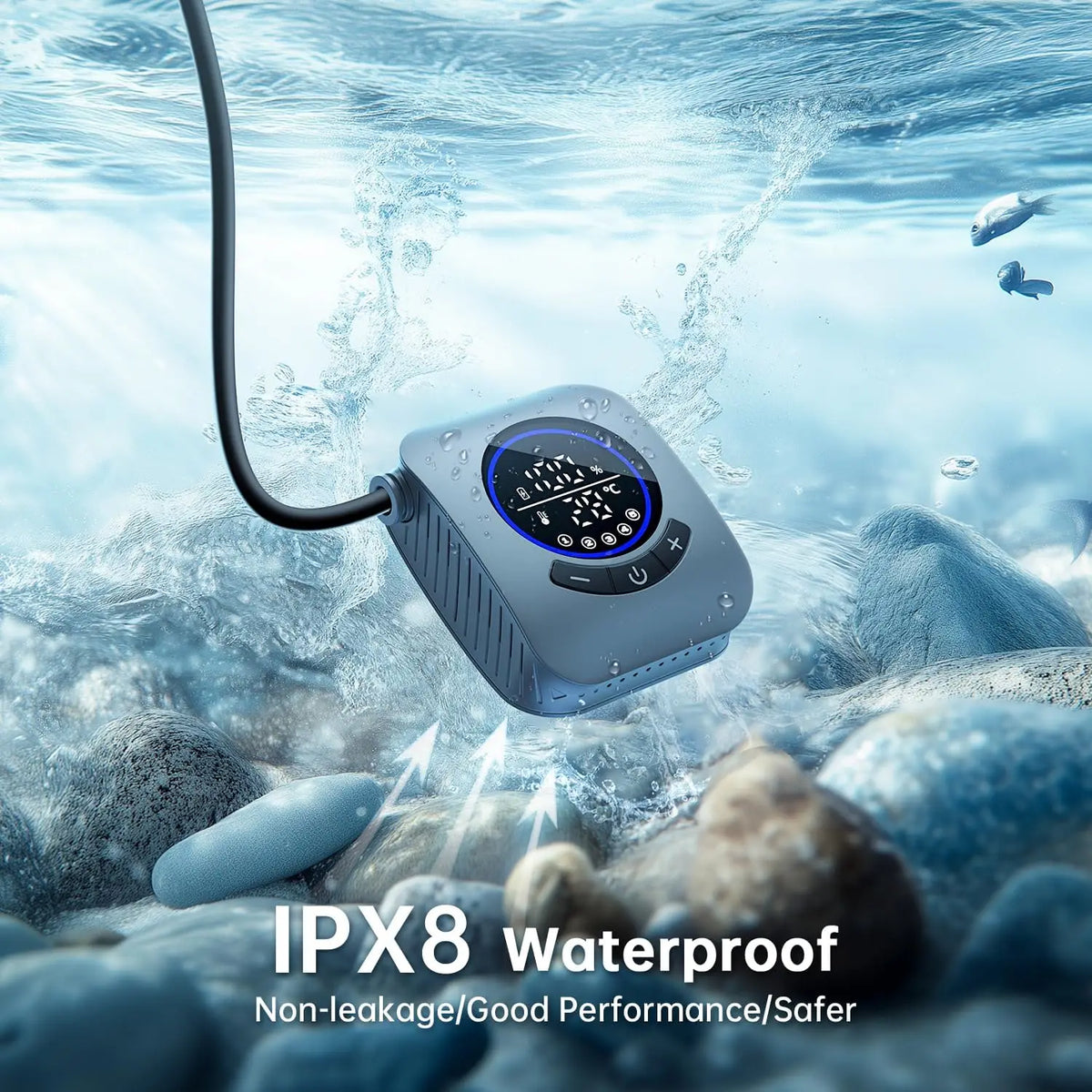 IGRL Rechargeable Portable Camping Shower Pump With Four Spray Modes