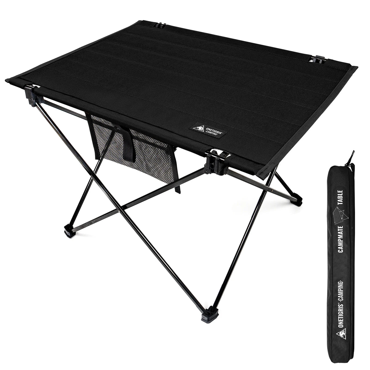 OneTigris Foldable Camping Table With Storage For Outdoor Adventures