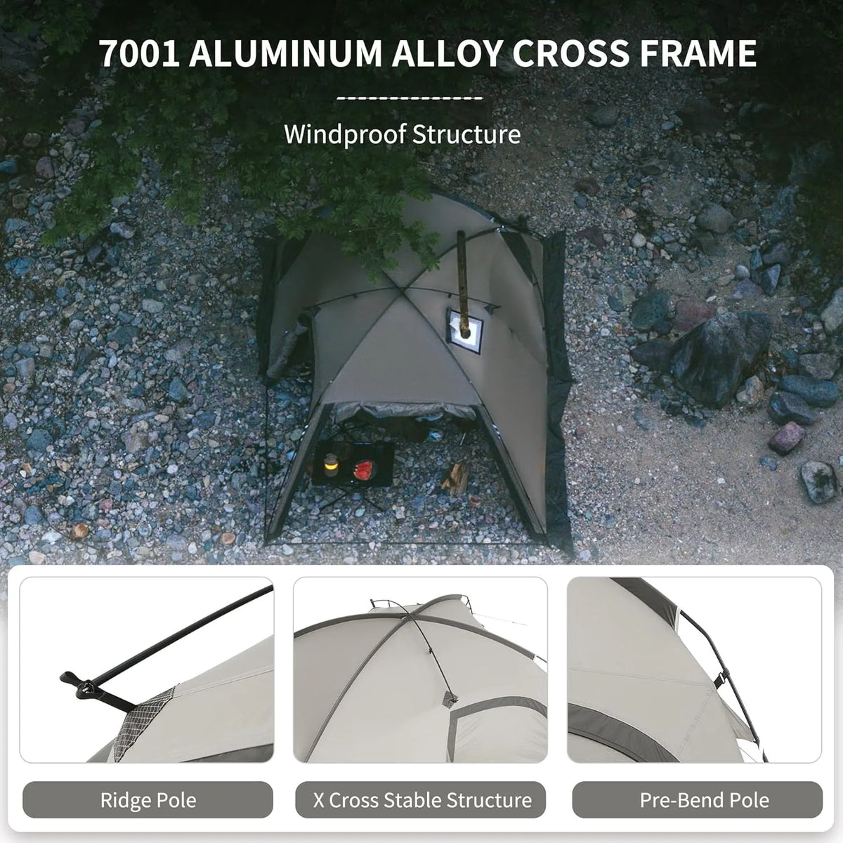 Naturehike Massif Hot Tent Stove Jack Waterproof Four Season Camping
