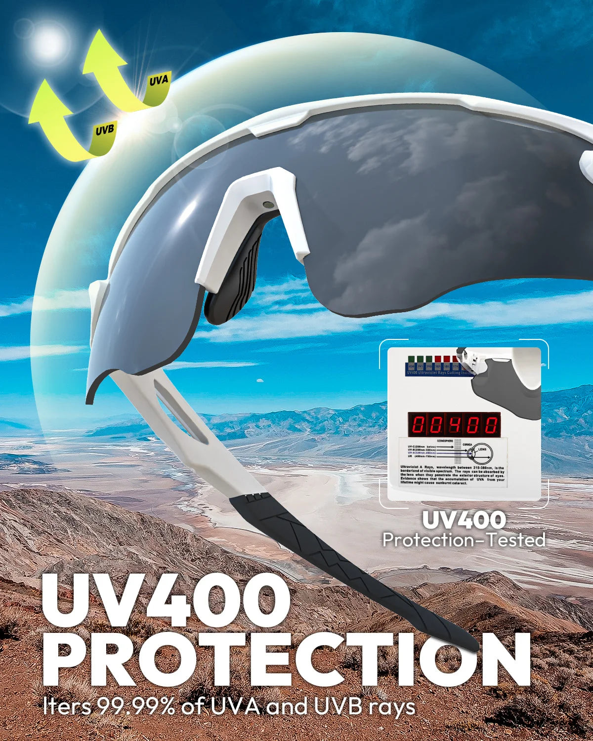 Polarized UV400 Cycling Sunglasses for Outdoor Sports