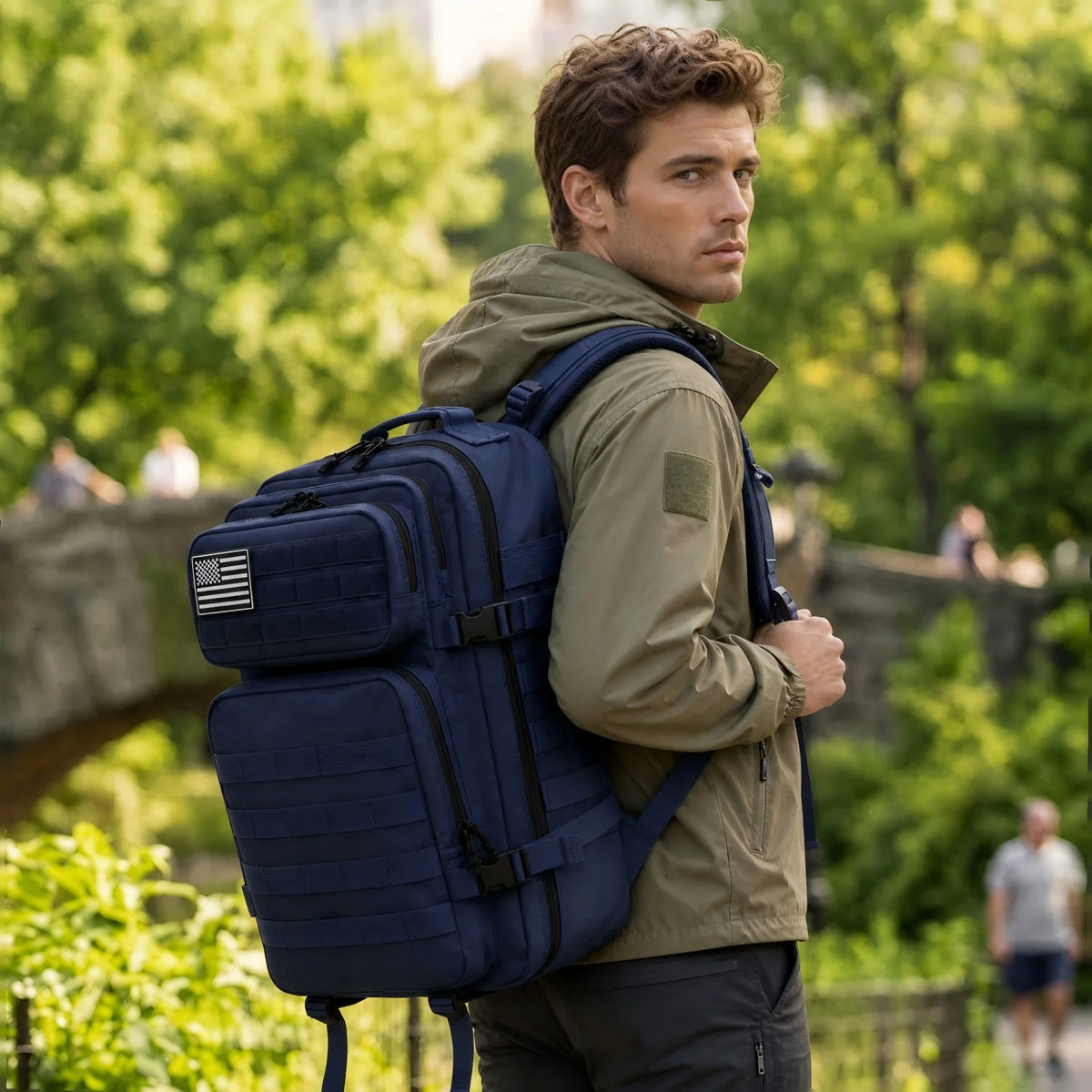 ReFire Tactical Fishing Tackle Backpack With Multi Pockets