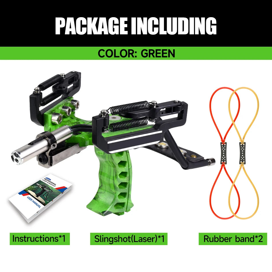 Powerful Laser Slingshot for Outdoor Target Practice