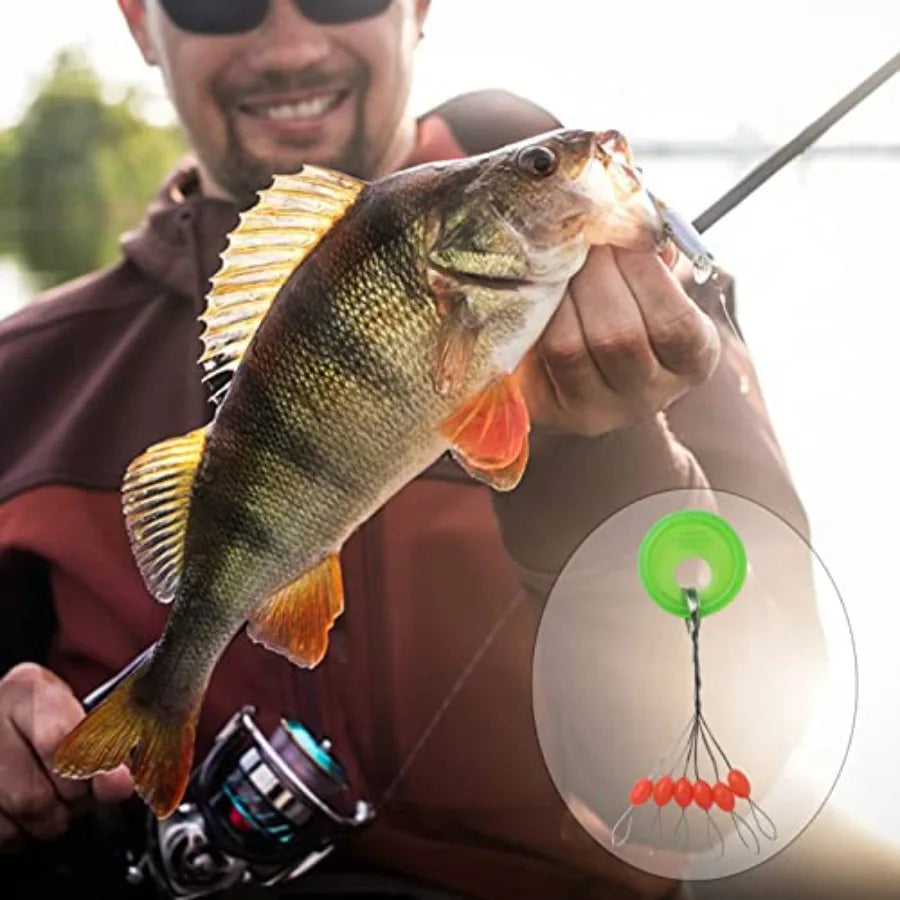 Fishing Bobber Beads and Line Stoppers for Rigging
