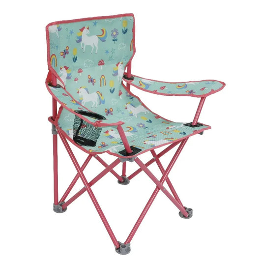 Kids Folding Camp Chair With Secure Safety Lock