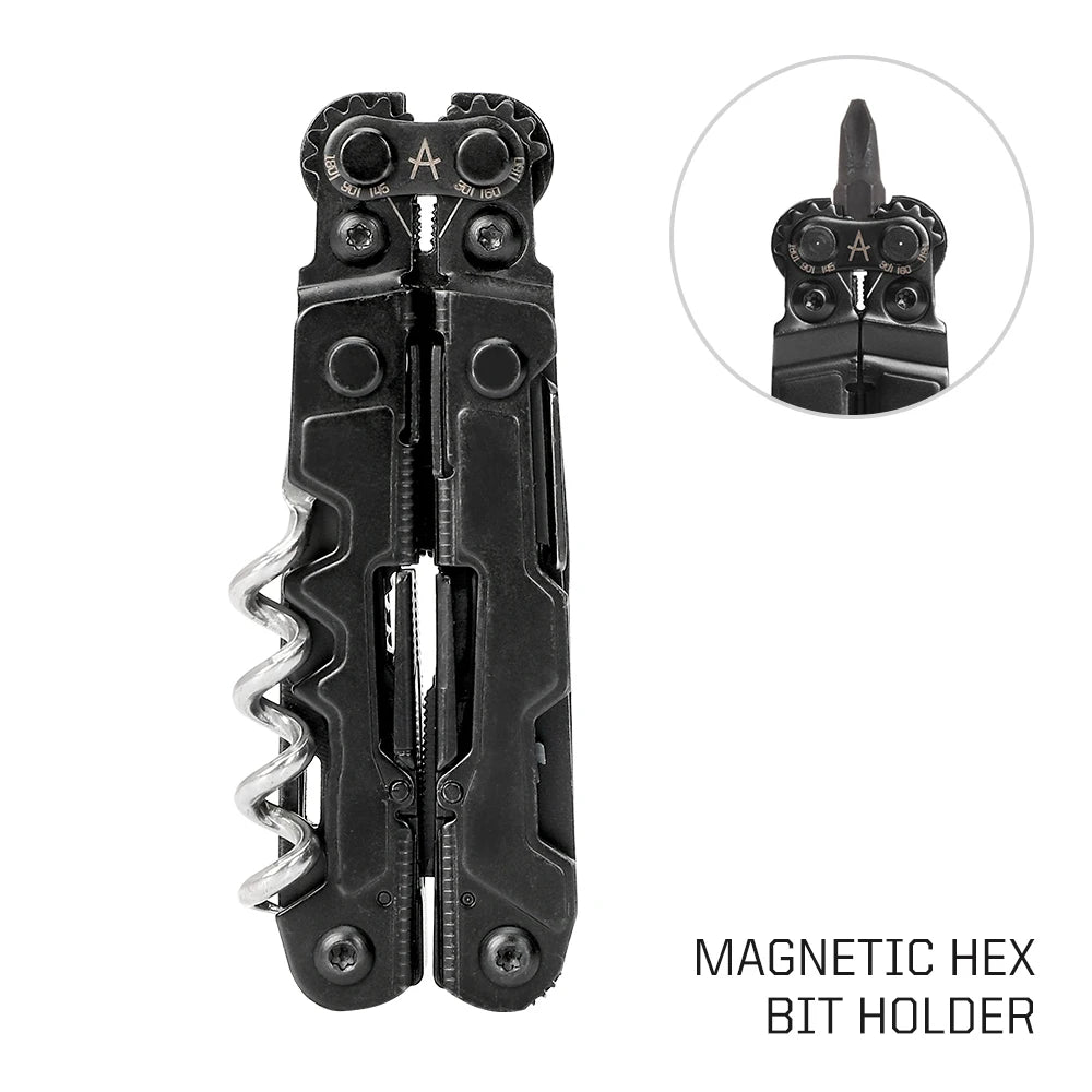 SOG PowerLitre Compact Multitool With Pliers And Corkscrew