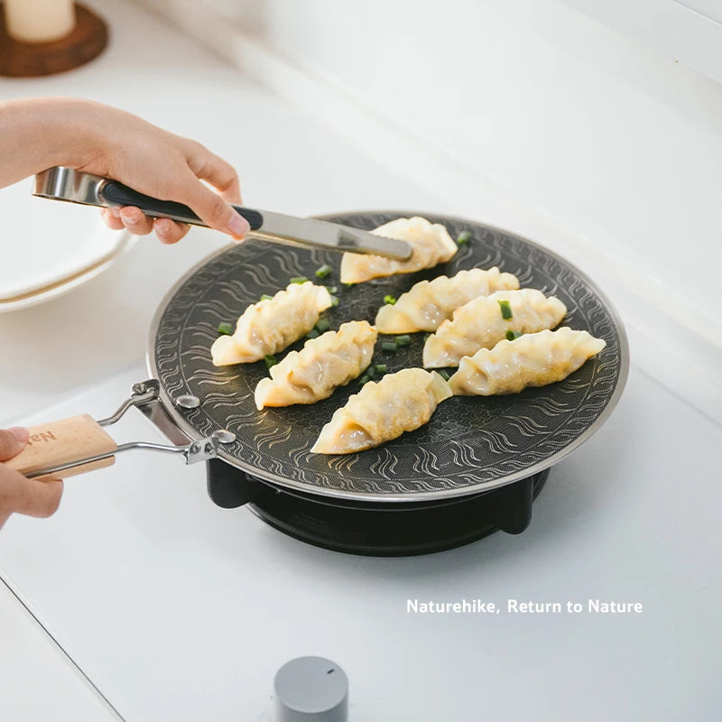 Naturehike Stainless Steel Honeycomb Camping Grill Pan With Handle