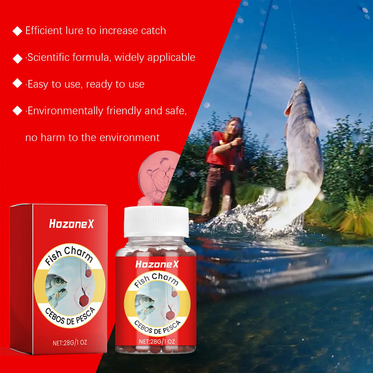 Scented Fishing Bait Powder Fish Attractant for Freshwater Fishing