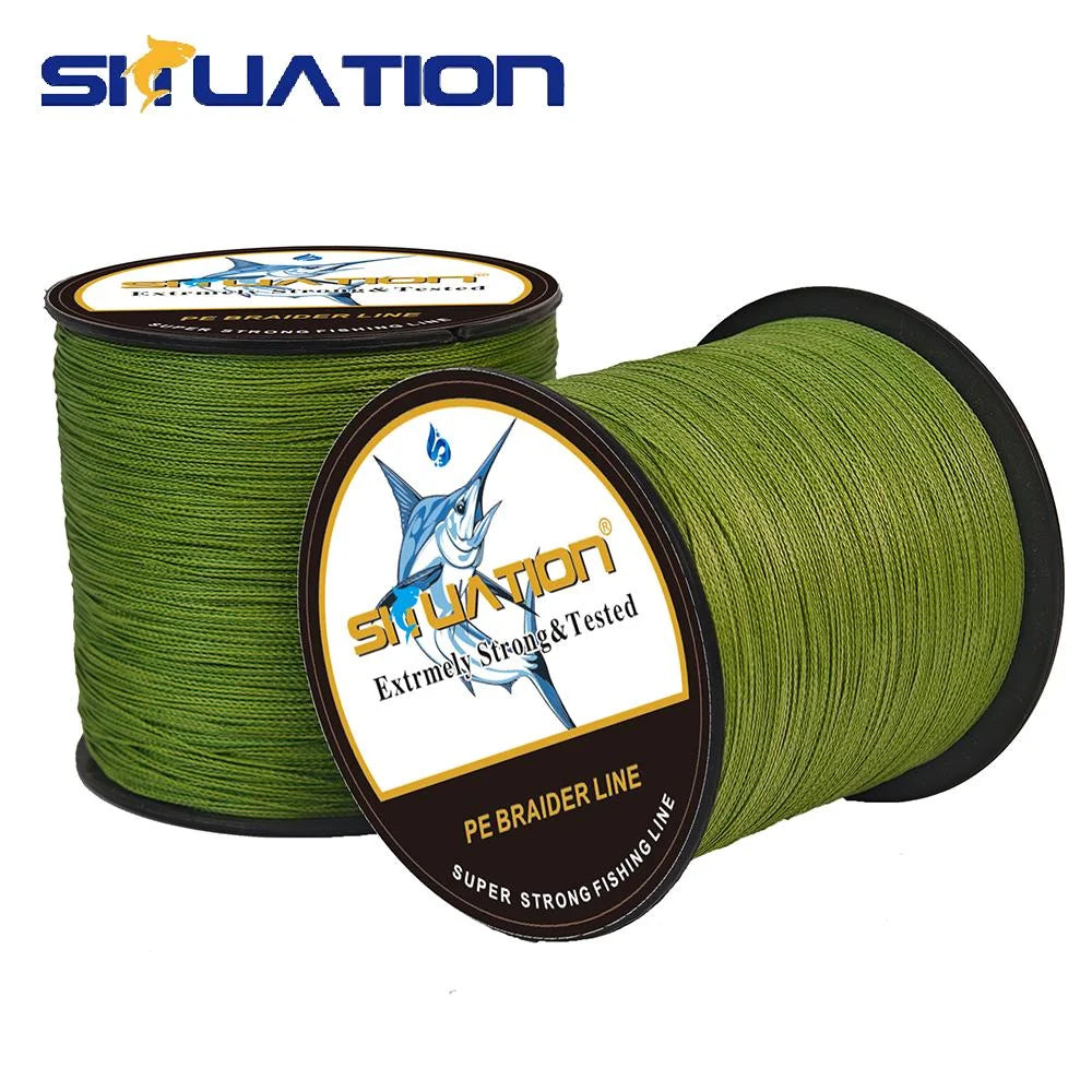 Ultra Strong Braided Fishing Line For Smooth Long Casting