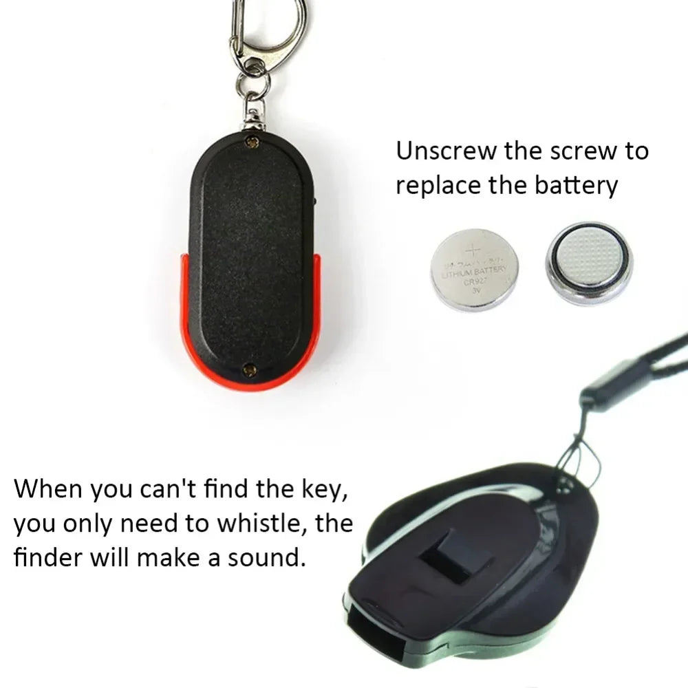 Key Finder Locator With LED Light And Sound Alarm