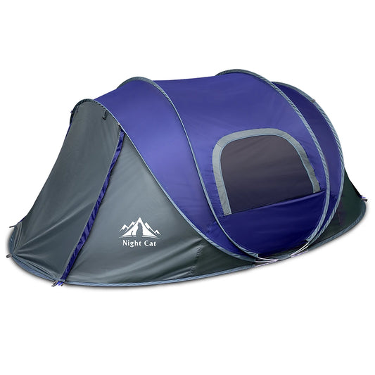 Night Cat Waterproof Pop Up Camping Tent With Easy Setup